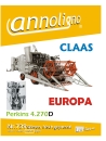 CLAAS Mähdrescher Typ Europa & Perkins Diesel Motor Typ 4.270D Bild- Bedienungsanleitung & Bild- Ersatzteilliste - annoligno 739